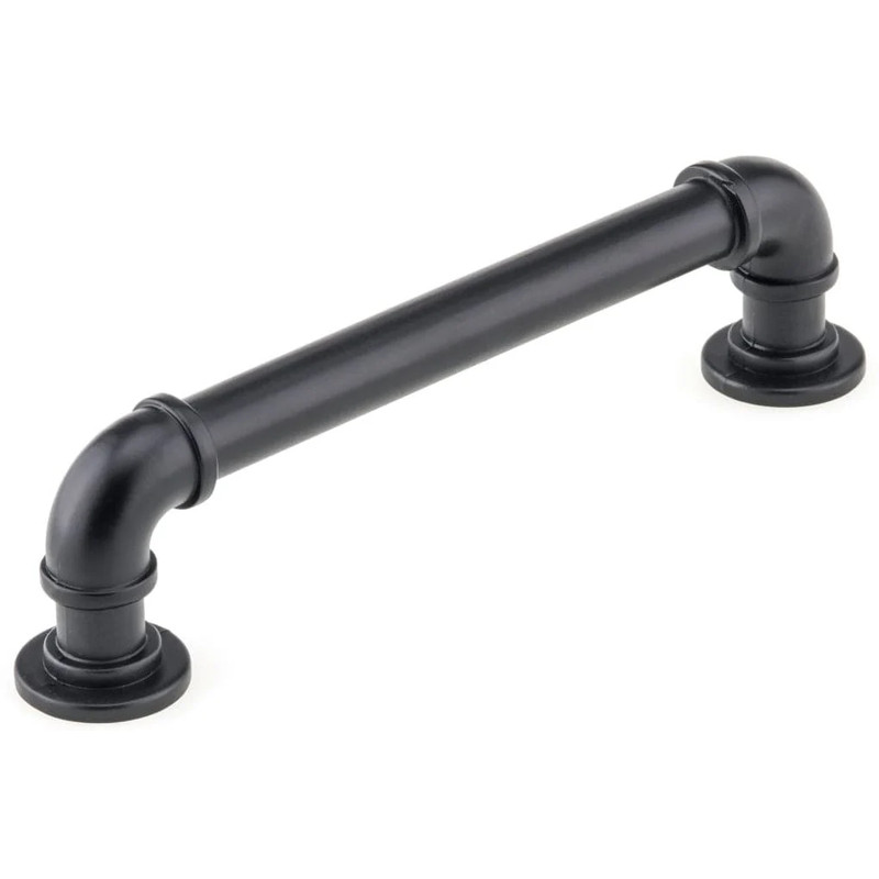 Eclectic Pull, 5-1/16" Center-to-Center, Matte Black